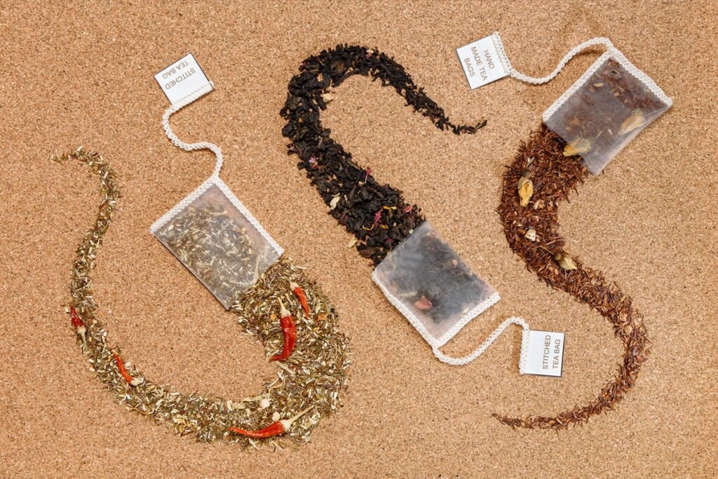 stitched tea bag OEM